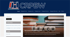 Desktop Screenshot of crpbw.be